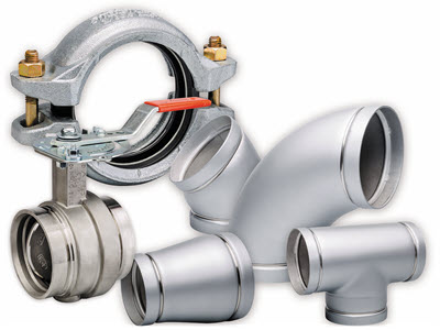 Victaulic System StrengThin100 raccordi in acciaio inossidabile