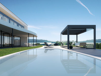 CUBO - Hochwertiges Glas-Flachdach in massiver Bauform Bild 4