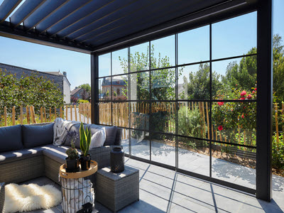 Pergola SO! - Lamellendach mit schwenkbaren Lamellen Bild 3