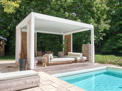 Pergola SO! - Lamellendach mit schwenkbaren Lamellen Bild 4