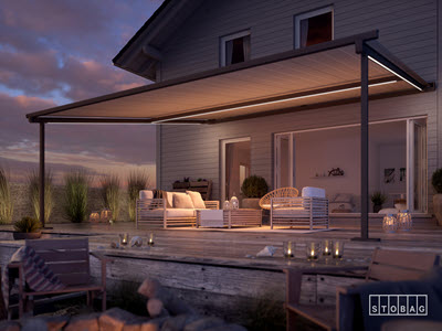 PERGOLINO - Die flexible und schlanke Terrassenbeschattung