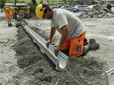 Caniveaux de drainage