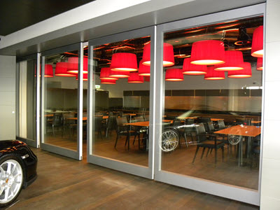 Paroi coulissante en verre isolant acoustique photo 3