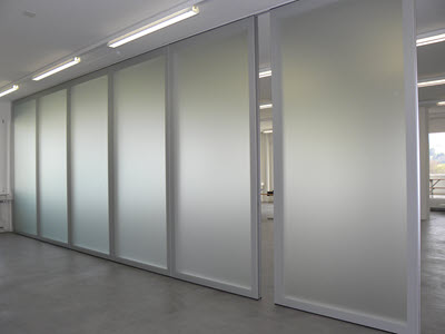 Paroi coulissante en verre isolant acoustique photo 5