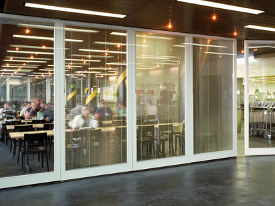 Parete scorrevole in vetro isolante acustico immagine 6