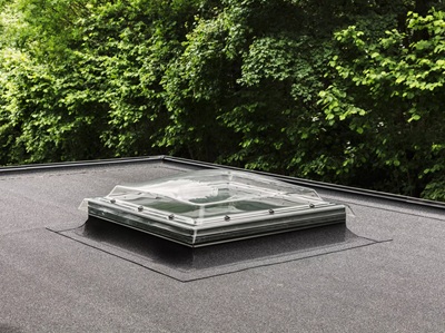VELUX CVP/CFP, Fenêtre pour toit plat à coupole en matière synthétique photo 3