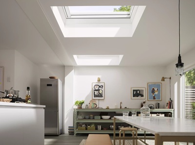 VELUX CVP/CFP, Fenêtre pour toit plat à coupole en matière synthétique photo 4