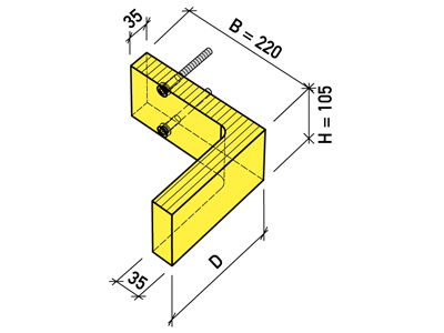 Equerre pour store Eco-Fix type SW