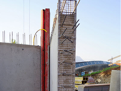 Net-Form f&uuml;r W&auml;nde Etappenschalung Bild 1