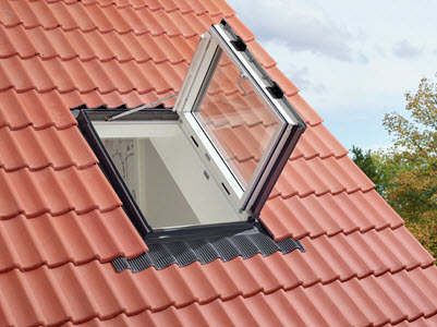 VELUX GXL Uscita sul tetto camere riscaldate,legno immagine 2