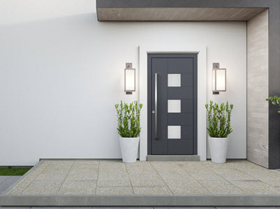 Haust&uuml;ren mit Glasausschnitten - Ego&reg;Modernline Bild 3