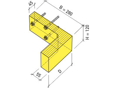 Tragwinkel Eco-Fix Typ G