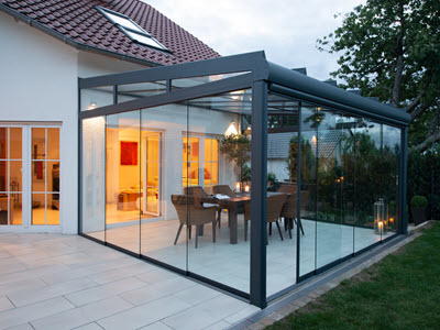 SLIDER Vitrage coulissant non isolé tout en verre photo 2