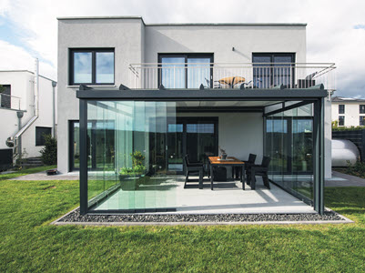 SLIDER Ganzglas Schiebeverglasung unisoliert Bild 4