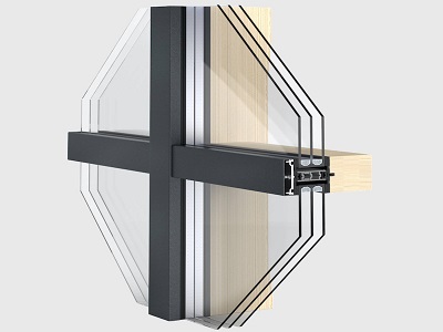 Système poteaux/traverses Schweizer durafine easy